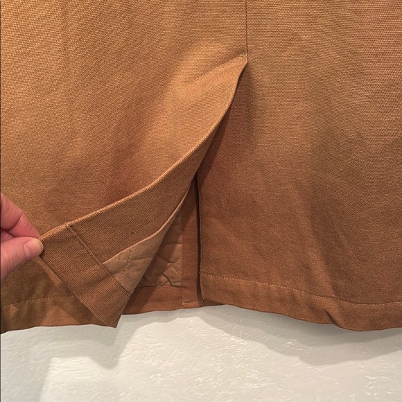 Stussy Women's Cotton Tan Blazer Jacket size S - Picture 4 of 11